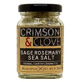 Sage Rosemary Sea Salt by Crimson and Clove (4.5 oz.)