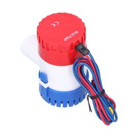 Automatic Bilge Pump DC Submersible 12V/24V with Semi-Automatic Switch Small Boat Bilge Pump Kit for Drainage Resilient Motor Engine for Sustainable Power Supply (DC12V 1100GPH)