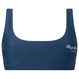 Pepe Jeans Women's Oriane Bikini Top, Blue (Jarman)