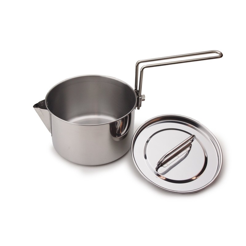 Captain Stag M-7296 Camping Kettle Cooker, 5.5 inches (14 cm),