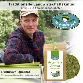 Artemisia Annua Mandala, Annual Mugwort, Mother Plants with 1% Artemisinin, German Cultivation, Hand Harvest, Best Quality from PeppermintMan (500 g)