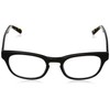 A.J. Morgan Requiem 2.50 Rectangular Reading Glasses, Black & Tortoise,