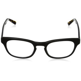 A.J. Morgan Requiem 2.50 Rectangular Reading Glasses, Black & Tortoise, 47 mm