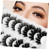 Outanaya 4sets False Lashes Fluffy Pack Full False Eyelashes Extensions