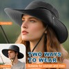 Summer Sun Hats for Women Men Waterproof Foldable Bucket Hat