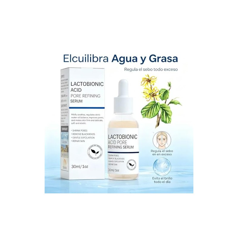Bluemega Suero Minimizador de Poros- Reduce Los Poros