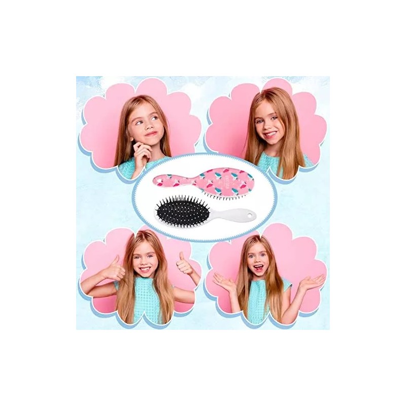 Ahlsenl Paquete De 4 Cepillos Para Desenredar El Cabello, Ce