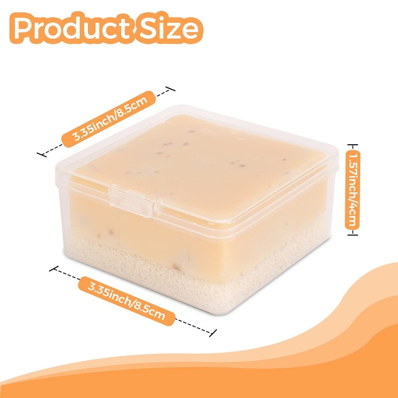 Soap Case Box, Vonpri Soap Dish Storage Holder for Shower