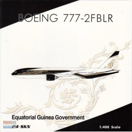 Phoenix Model PHX04583 1:400 Phoenix Model Equatorial Guinea Government B777-200LR Reg
