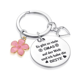 Jusgan Christmas Gift Grandma Keyring Grandma Mother's Day Gifts