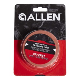 Allen Company Trail Marking/ Flagging Tape - Perfect for Hunting, Tree Marking, Boundaries, and Hazardous Areas - Orange - 150 Ft. Roll - One Size