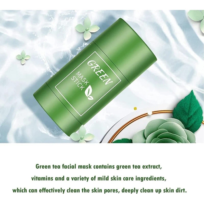 🔥 Mascarilla en barra de té verde para el rostro