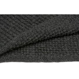 styleBREAKER Unisex Knitted Loop Scarf Chunky Knitted Plain Tube Scarf Winter Knitted Scarf Chunky Knit Scarf 01018157, darkgray