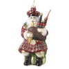 Heaven Sends Scottish Santa with Bagpipes Christmas Tree Decoration
