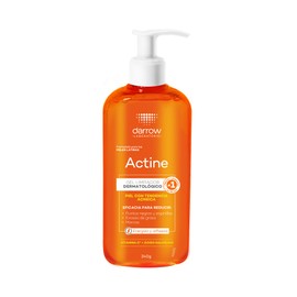 Darrow Actine Gel Limpiador Facial Dermatológico con Vitamina C y acido salicilico, para Piel Grasa y con Tendencia Acneica, Elimina el Brillo del Ros