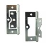 Merriway BH03828 (2 Pcs) Bright Zinc Plated Flush Hinge, 75