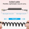 RIIEYOCA 4K Micro HDMI to HDMI Short Coiled Cable, 90