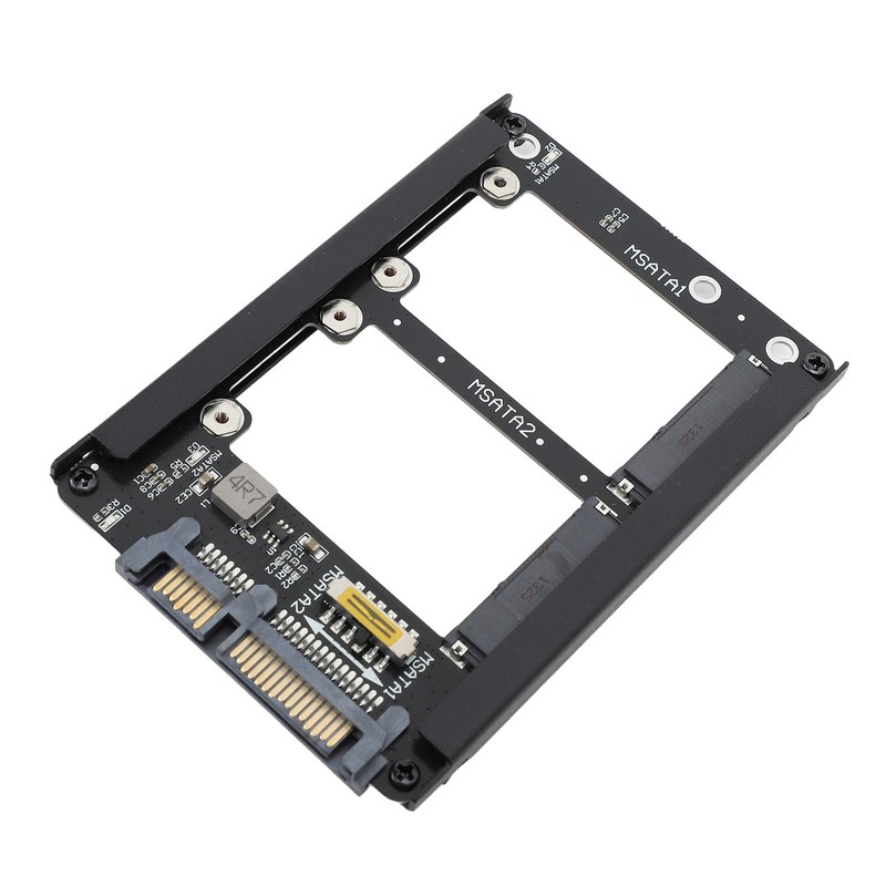 Dual Msata SSD to 2.5inch SATA III Adapter 6Gbps Supports