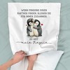 Cushion Cover - Cushion - When Penguins Find Their Partner