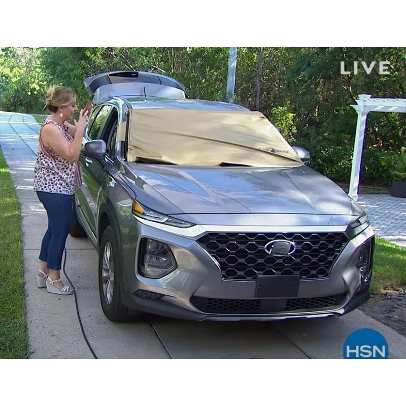 Solar Guard Sun Shade Universal Windshield Cover GOLD Standard Sedans