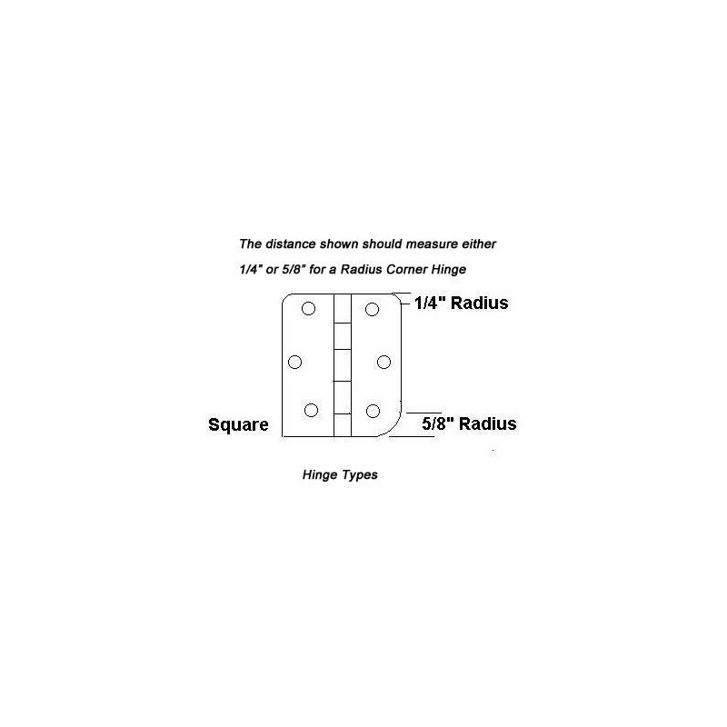 Dynasty Hardware Door Hinges, 4-Inch Spring Loaded Self Closing Hinges