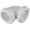 Plumb Pak 47WK Coupling Elbow, White, 1.5 Inch