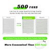 500 Premade Fans Eyelash Extensions 24D 0.05 Thickness 13mm Single
