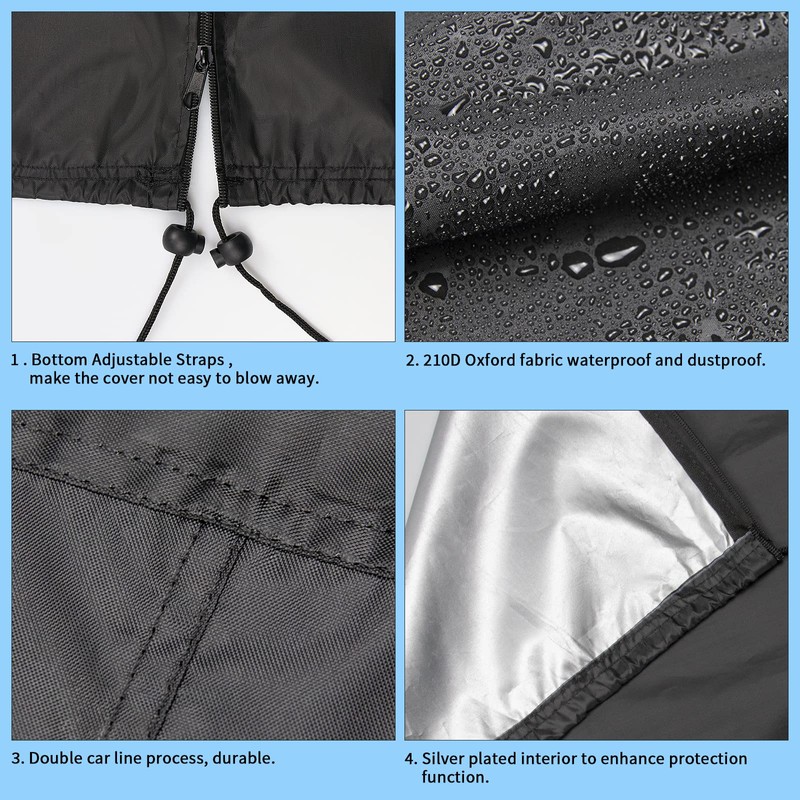 Iptienda Treadmill Cover, Folding Treadmill Covers Waterproof for Foldable Running