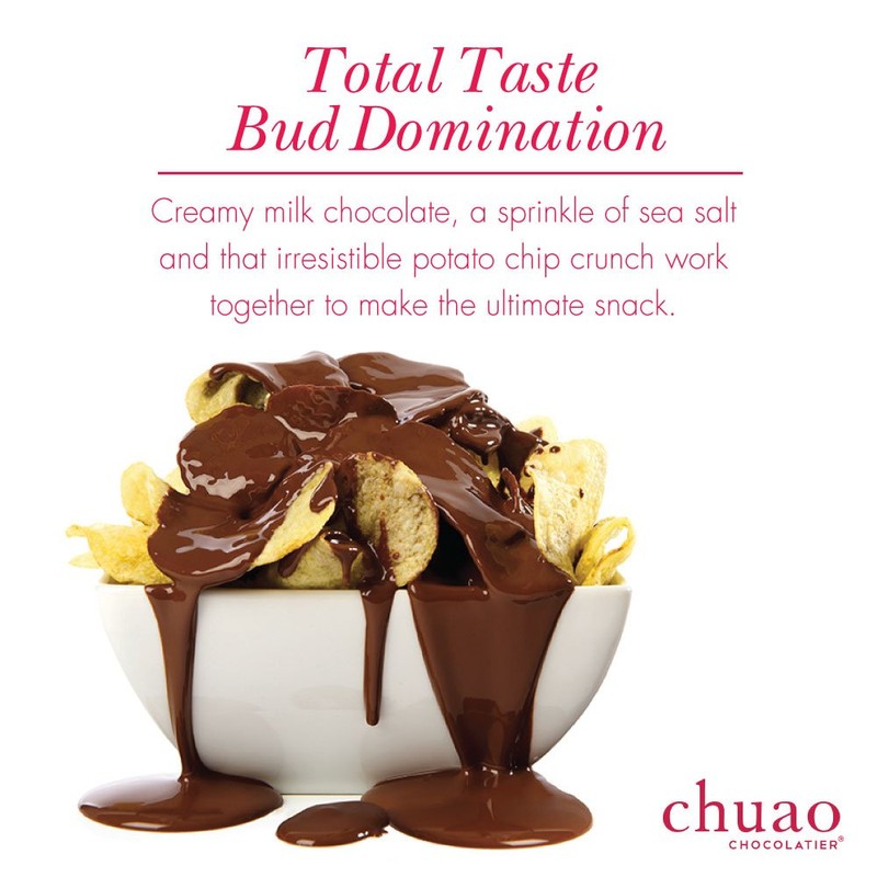 Chuao Chocolatier Potato Chip Milk Chocolate Mini Bars | Gourmet