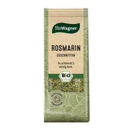 BioWagner - Organic Rosemary Cut | Spicy Herbal Aroma for Mushrooms, Potato and Meat Dishes | Natural Organic Ingredients | Recyclable Packaging | 30 g