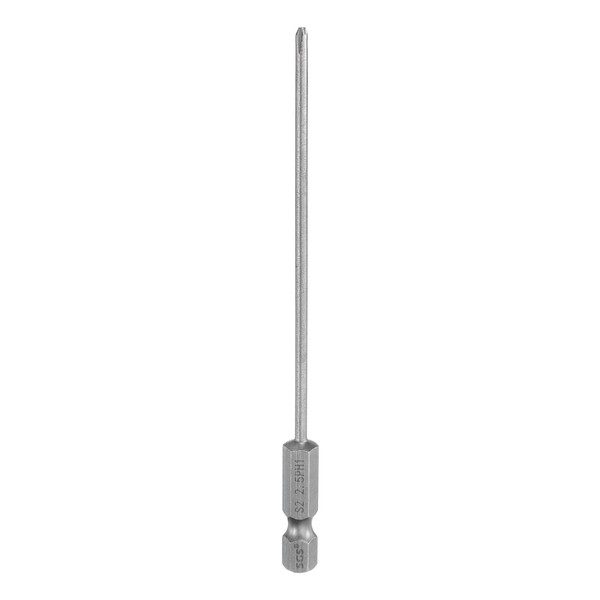 HARFINGTON #1 Phillips Screwdriver Bit PH1 1/4" Hex Shank 4.33"