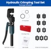 Muzata Upgraded Custom Hydraulic Crimping Tool Hydraulic Crimper with 9
