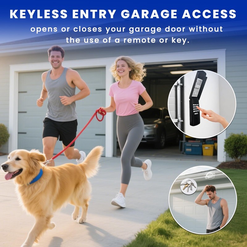 Garage Door Opener Keypad for LiftMaster Chamberlain and Craftsman Openers