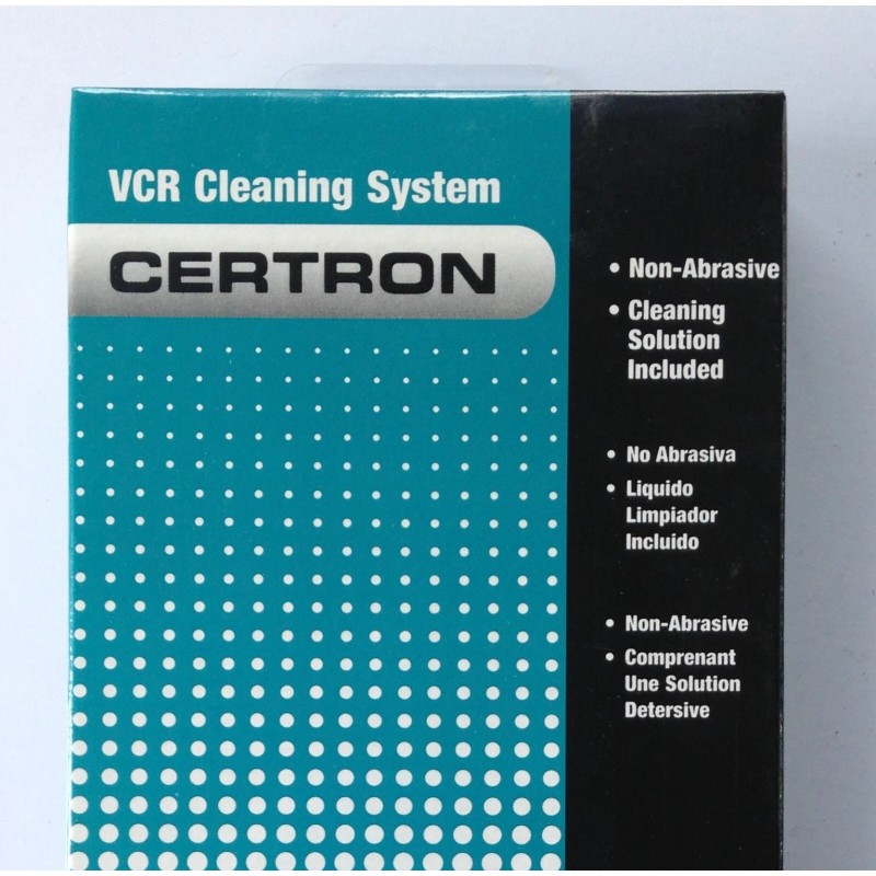 Certron NOS VCR Cleaning System Videocassette Head Cleaner Sealed New