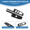 PDKLIN for Silverado Front Door Power Window Switch Panel Trim