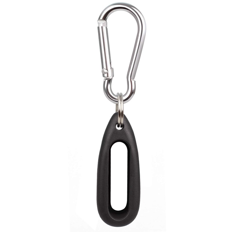 MiPhee Silicone Case for Go-Tcha with Keychain Carabiner, Black