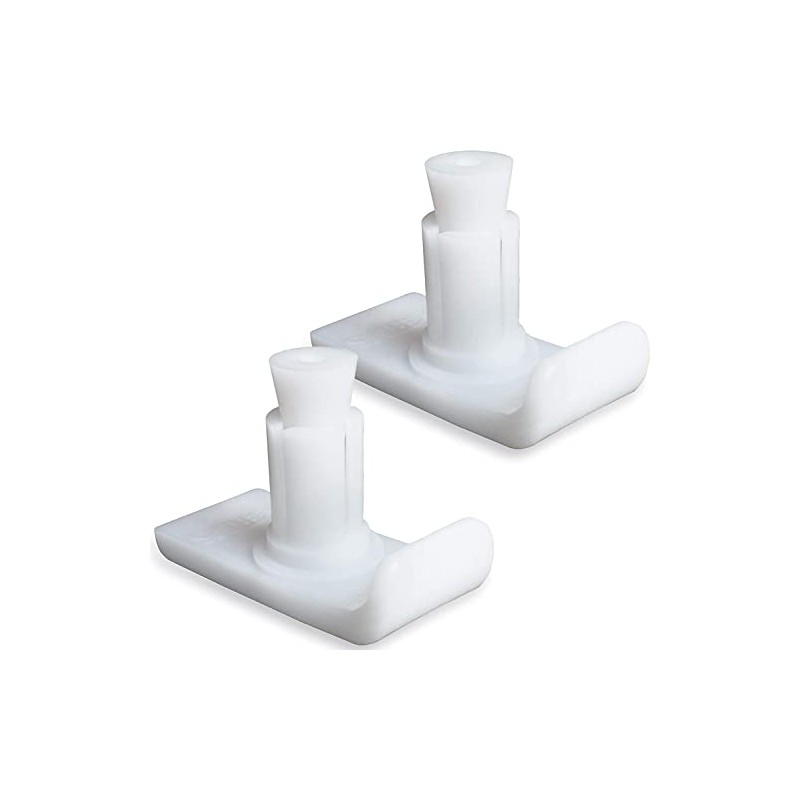 1 Pair Glides Skis (White)