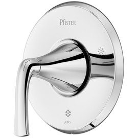 Pfister R89-1MCA McAllen Pressure Balanced Valve Trim Only with Single Lever Handle, Pforever Seal Cartridge, and Secure Pfit Anti Wobble Handle - Less Rough In - Polished Chrome