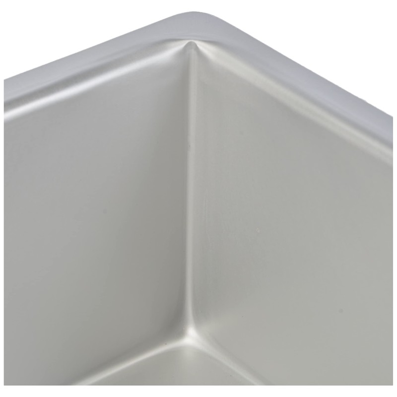 DECORA 0062606 Professional Baking Mould Square Made of Anodised Aluminium