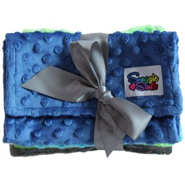 Baby 5 Pack Minky Dot Burp Cloths - Boys