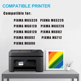 Jalada Compatible 226 CLI226 Ink Cartridge Replacement for Canon PIXMA MG5220 MG5320 MX882 MG6120 MG6220 MX892 MG5300 MG8120 MX880 MX712 (4 Cyan, 4 Yellow, 4 Magenta) 12 Pack