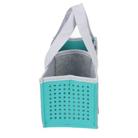 Handy Portable Storage Bag Extra Space Felt Fabric Case for Toniebox Player Starter Kit Organize and Protect Your Toniebox and Accessories on the Go, Blue sea