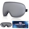 SUSNUAN Sleep Eye Mask, 3D Contoured Sleep Mask Light Blocking