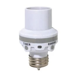 Westek SLC6CBC-4 Programmable Screw-In Light Control – 120V 100W Socket Timer for LED, CFL & Incandescent Bulbs, White