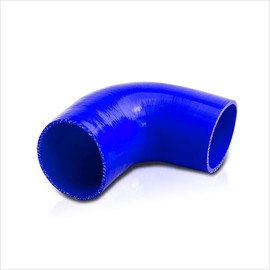 1.25 to 1.5 Inch 90 Degree Elbow Intake Pipe Silicone Hose Reducer Coupler,Blue