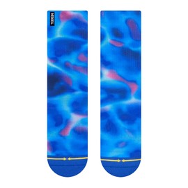 MERGE4 Daniel Jean-Baptiste Blue Water Color Crew Socks