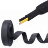 1-1/8" 5FT Heat Shrink Braid Sleeve, 2:1 Ratio Shrinkable Braid