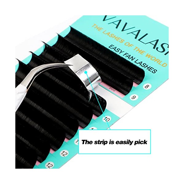 VAVALASH Eyelash Extension Supplies C Curl 0.03 Rapid Volume Lash
