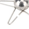 Coffee Cooling Tool with Reusable Metal Ice Sphere Stainless Steel