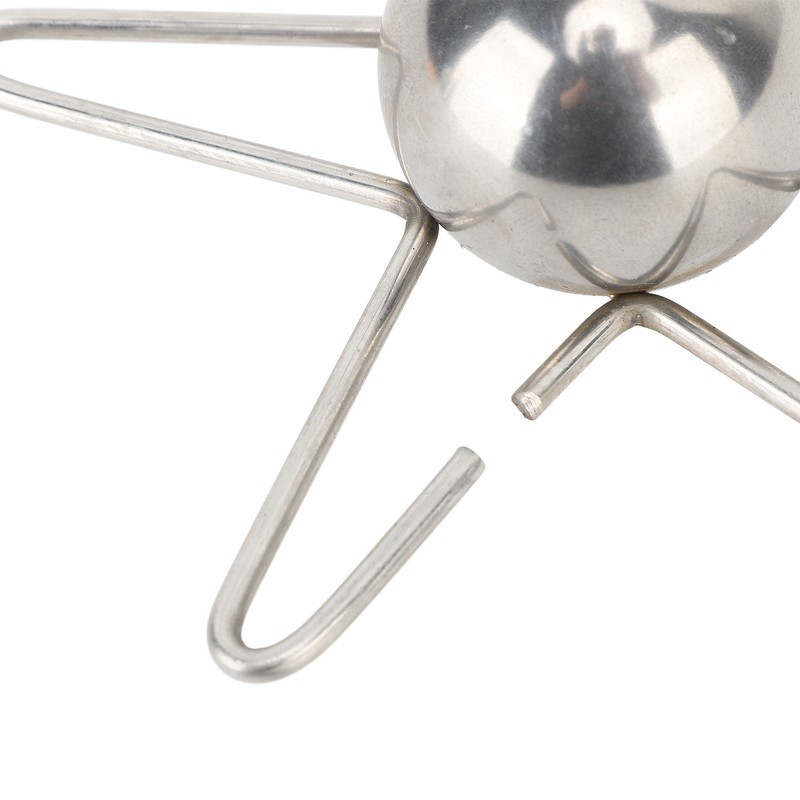 Coffee Cooling Tool with Reusable Metal Ice Sphere Stainless Steel